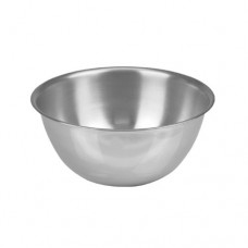 Round Bowl 6000 ccm Stainless Steel, Size Ø 330 x 90 mm